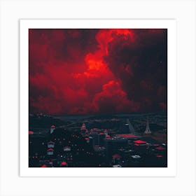 Red Sky 1 Art Print