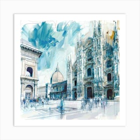 Milan Cathedral 1 Art Print