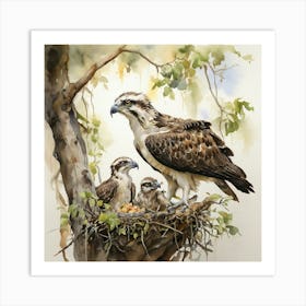 Osprey Nest 2 Art Print