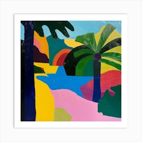 Abstract Travel Collection Puerto Rico 1 Art Print