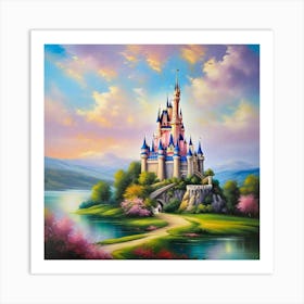Disney Castle 10 Art Print
