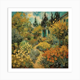 Garden By Vincent Van Gogh Art Print 2 Art Print