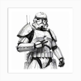 Stormtrooper 41 Art Print