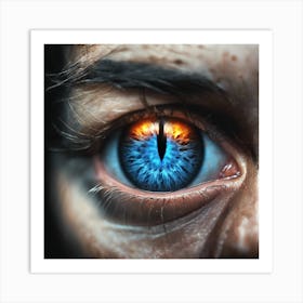 Eye Of life Art Print