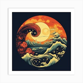 Great Wave 32 Art Print