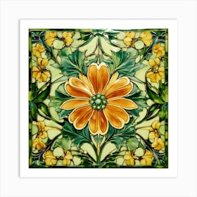 Victorian Flower Art Print