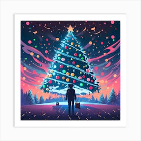 Christmas Tree Art Print