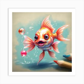 Goldfish 24 Art Print