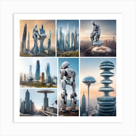 Futuristic Cityscape 22 Art Print