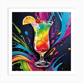 Colorful Drink 8 Art Print