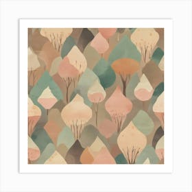 Autumn Trees 1 Art Print