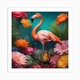 Flamingo Art Print