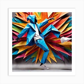 Origami Dancer 117 Art Print