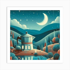 Night In The Countryside Art Print