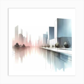 Cityscape 24 Art Print