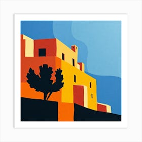 Adobe House Art Print