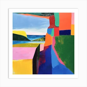 Abstract Travel Collection Anguilla 5 Art Print