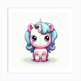 Cute Unicorn 403 Art Print