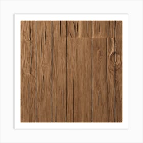 Wood Planks 50 Art Print