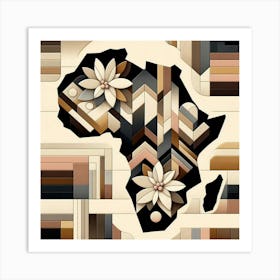 Living Continent Art Print