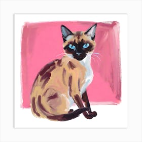 Siamese Cat 04 1 Art Print