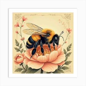 William Morris Bee Vintage Art Print (14) Art Print