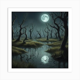 Dark Forest 40 Art Print