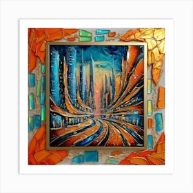 Modern Cityscape Art Print