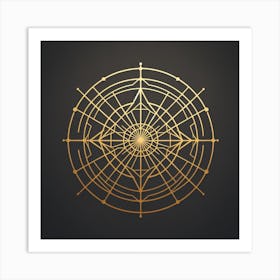 Golden Compass Art Print