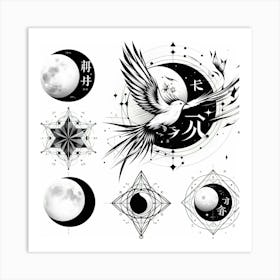 Dove Tattoo Art Print