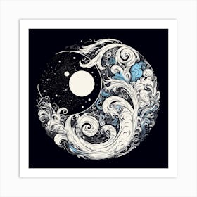 Yin Yang 30 Art Print