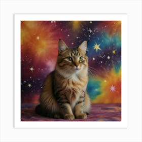 Galaxy Cat 1 Art Print