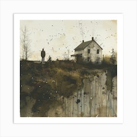 'The House On The Hill' Art Print