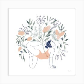 Blossom Square Art Print