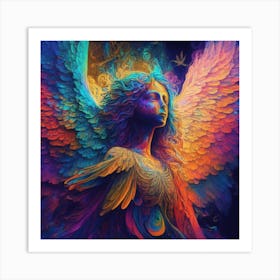 Angel Painting Art Print