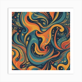 Abstract Pattern Art Print 0 Art Print