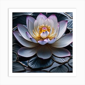 Lotus Flower 80 Art Print