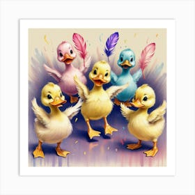 Ducks 23 Art Print