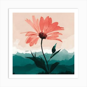 Pink Flower 11 Art Print