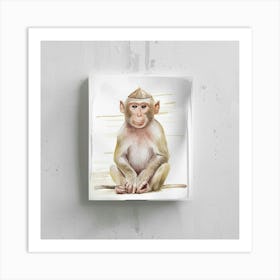 Monkey Print Art Print