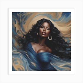 Afro-American Woman Art Print