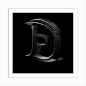 Letter D Art Print