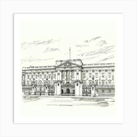 Buckingham Palace 7 Art Print