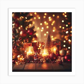 Christmas Background 1 Art Print