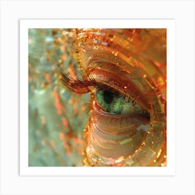 Eye Of A Woman Art Print