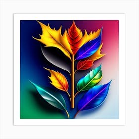 Autumn Leaves Art Print