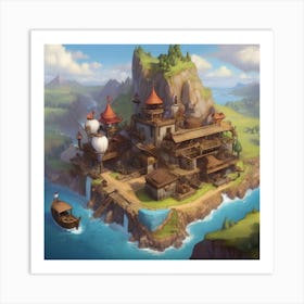 Castle In The Sky Art Print