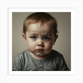 Portrait Of A Baby 4 Art Print