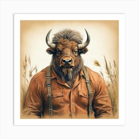 Bison 18 Art Print