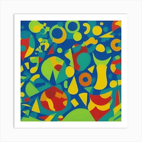 Abstract Shapes 2 Art Print